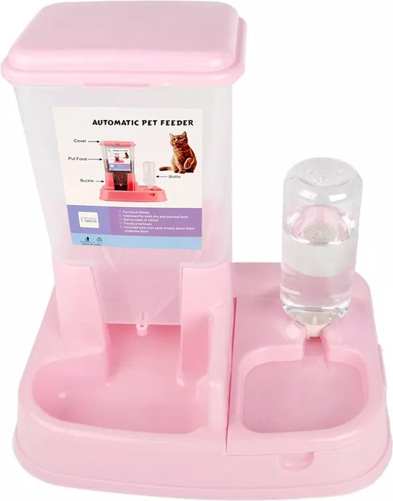 DownyPaws Slimme Sensor Kattendrinkfontein, Katten Waterdispenser Draadloos met Bewegingsmelder, Werkt op Batterijen 4000 mAh Automatische Waterfontein voor Katten, Zwarte DownyPaws Slimme Sensor Kattendrinkfontein, Katten Waterdispenser Draadloos met Bewegingsmelder, Werkt op Batterijen 4000 mAh Automatische Waterfontein voor Katten, Zwarte