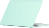 Mobigear - Laptophoes geschikt voor Apple MacBook Air 13 Inch (2022-2024) Hoes Hardshell Laptopcover MacBook Case | Mobigear Cream Matte - Groen - Model A2681