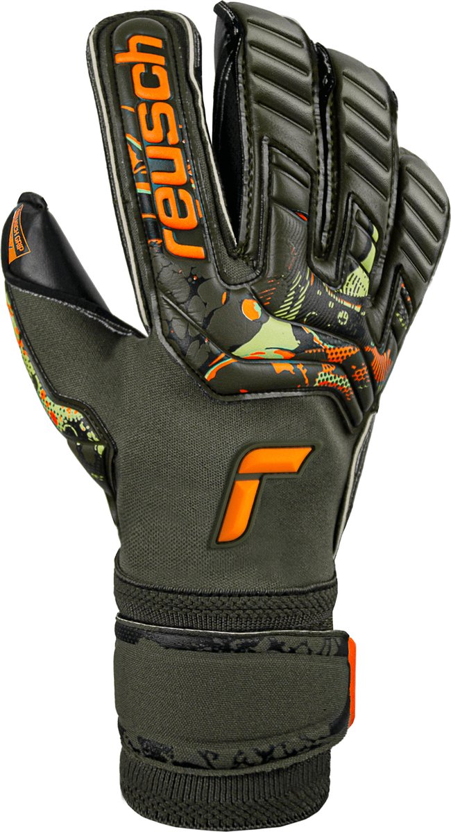 Reusch Guantes de portero Attrakt Gold X Evolution Cut Finger Support Reusch Guantes de portero Attrakt Gold X Evolution Cut Finger Support