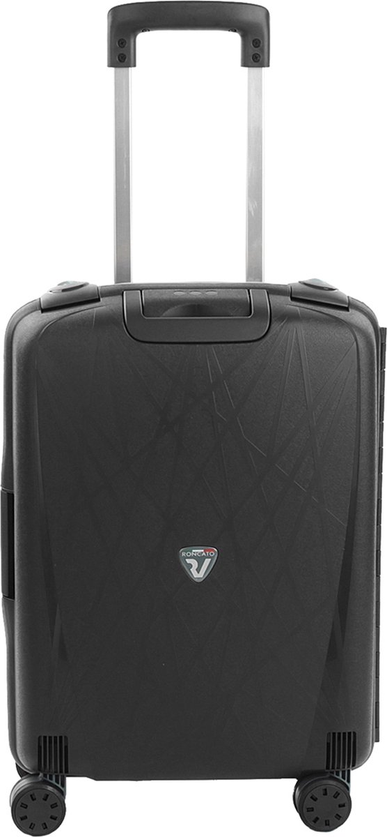 Roncato Handbagage harde koffer / Trolley / Reiskoffer - Light - 55 cm - Zwart