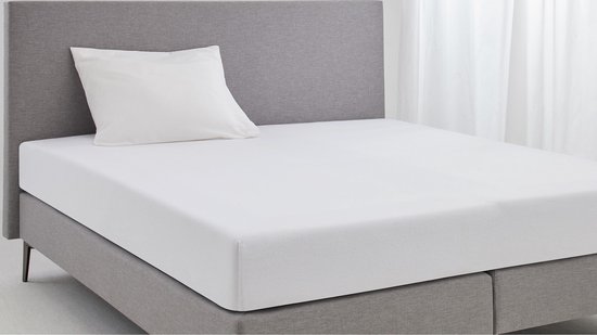 Cinderella Hoeslaken - 2 Persoons - Polyester - Molton - 180x200/210 cm - Tot 15 cm hoog - Wit