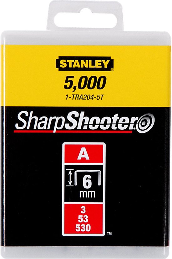 STANLEY Nieten 6mm Type A - 5000 Stuks