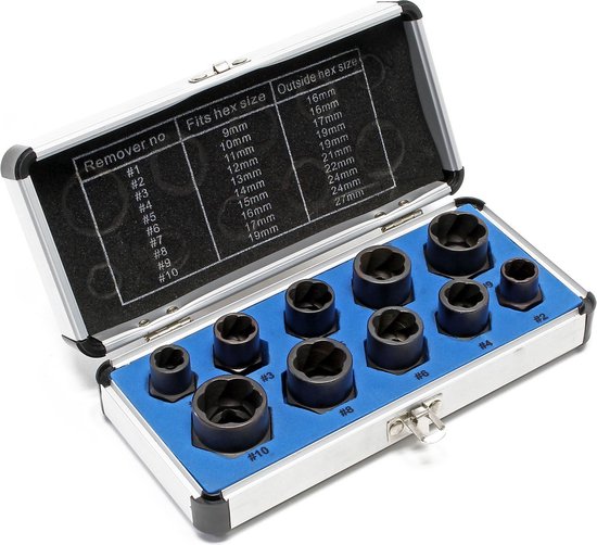 Dado Con Punta Hexagonal Cuadro De 3/8", Métrico, 10 Mm Surtek - Foto 10