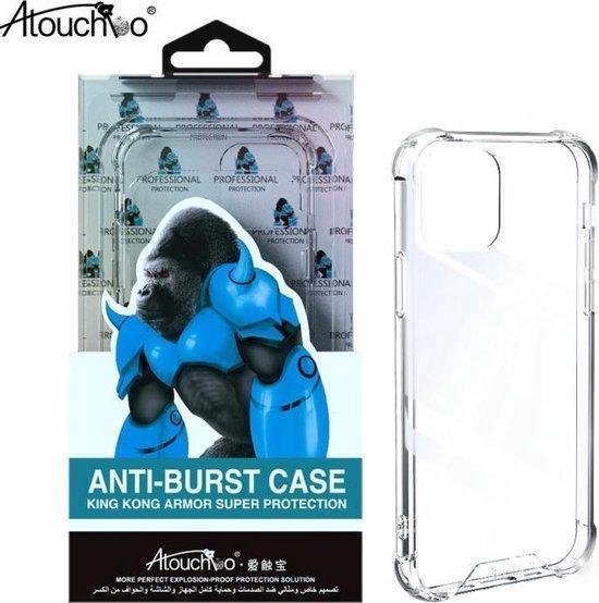 Anti-Burst King Kong Hoesje voor iPhone 12 / 12 Pro - Clear