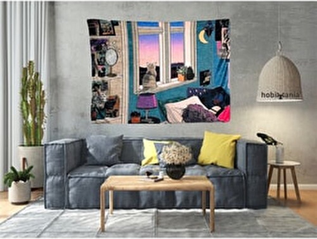 Urban Cotton Wandkleed Back To You in maat en frame naar keuze