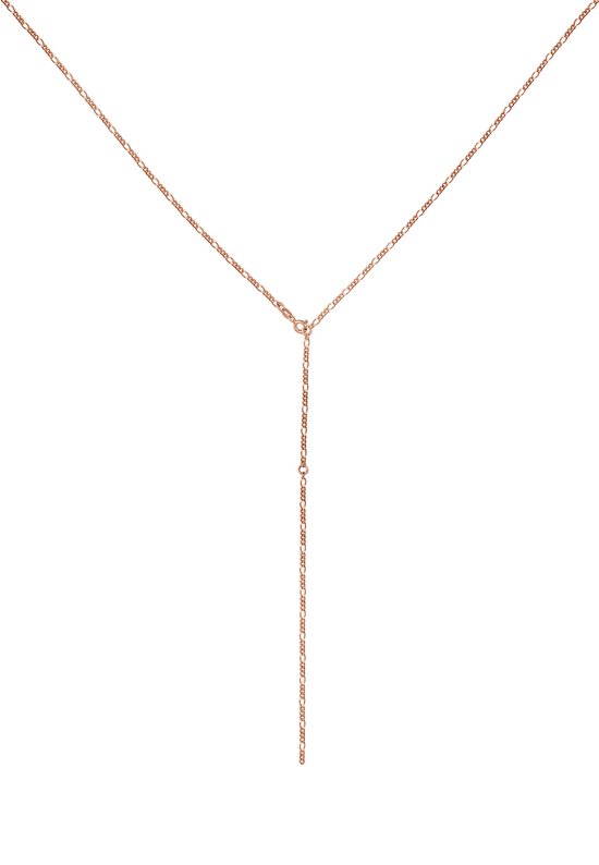 Elli - Halsketting - Dames Figaro Y-Ketting Trend Verstelbaar in 925 Sterling Zilver - Dames