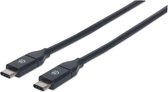 Manhattan 354899 câble USB 0,5 m USB 3.2 Gen 2 (3.1 Gen 2) USB C Noir