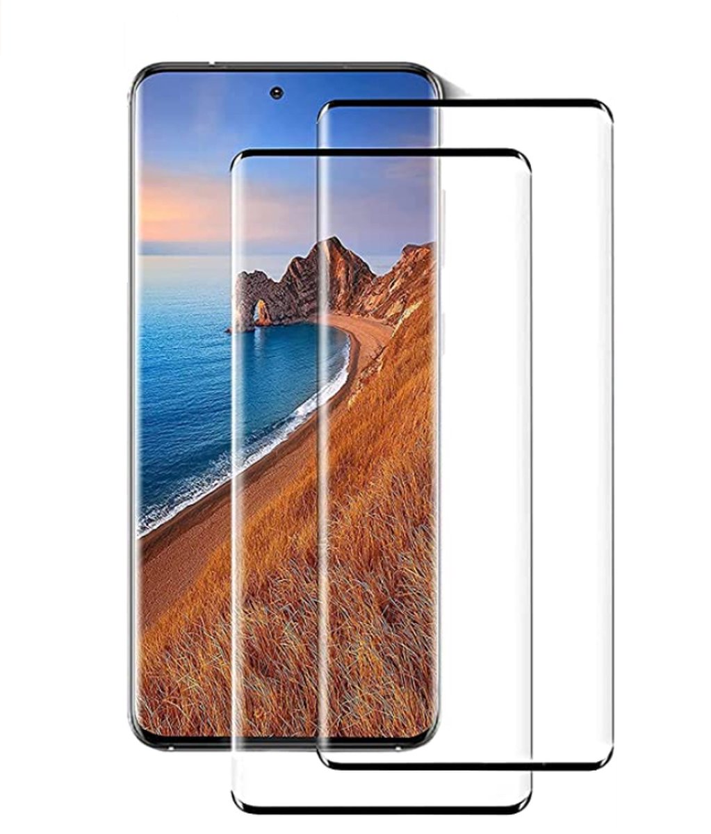 S21 plus screenprotector geschikt voor Samsung Galaxy S21 plus 2 packs - tempered glass - beschermlaag voor Galaxy S21 plus Samsung