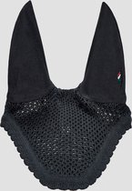 Bonnet anti-mouches Equiline Kim Black - Full | Noir | bonnet mouche cheval