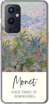 Geschikt voor OnePlus 9 Pro hoesje - Monet - Kunst - Palm trees at Bordighera - Siliconen Telefoonhoesje