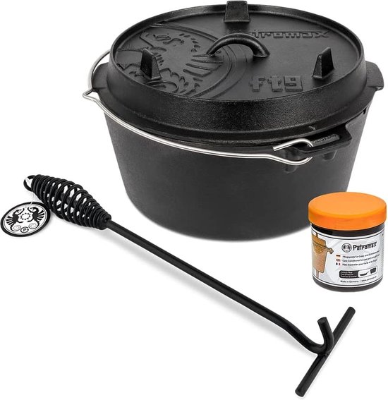 Dutch Oven FT99QT (zonder pootjes) Set Pan + Deksellifter