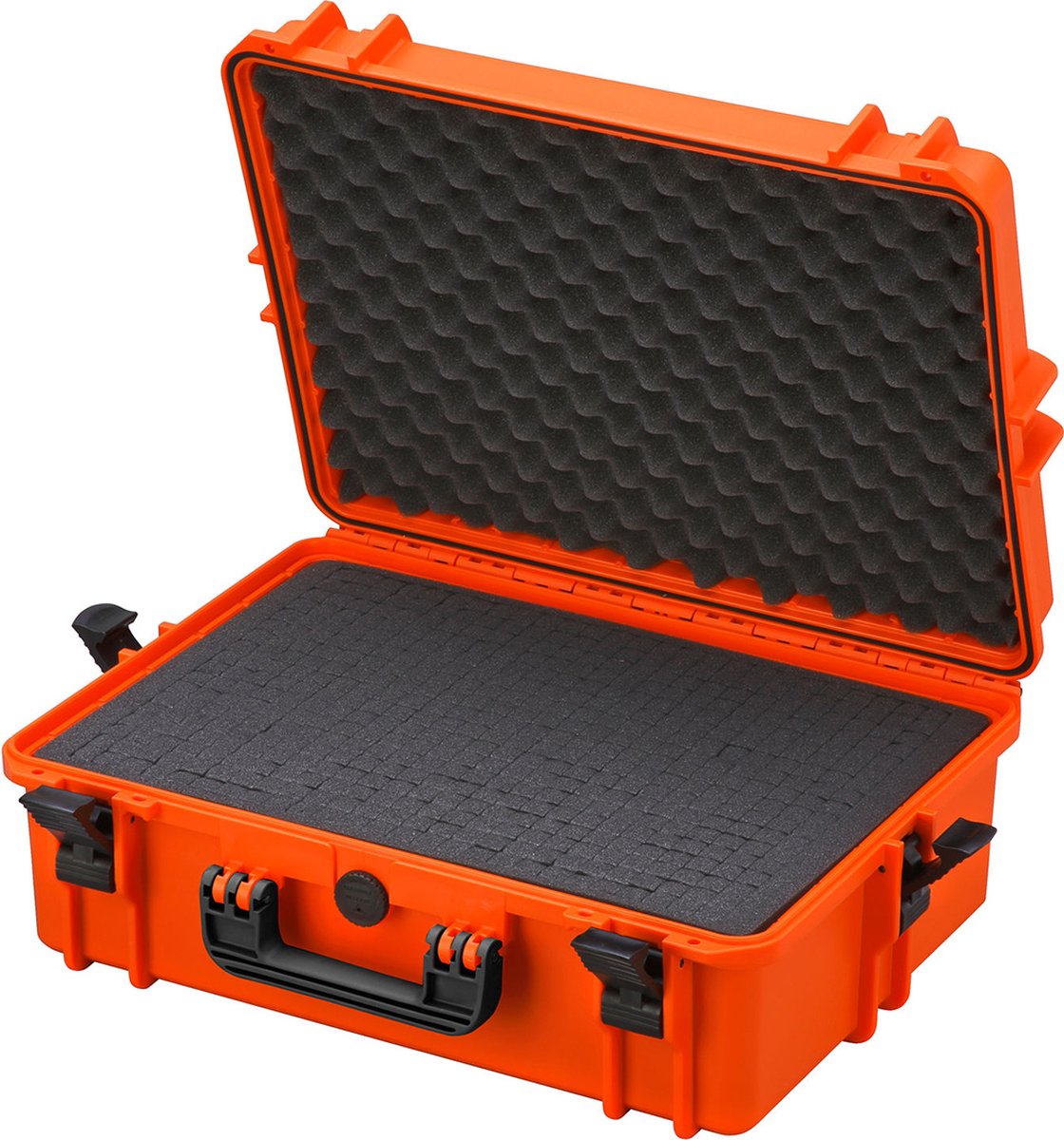 Gaffergear camera koffer 050 oranje trolley uitvoering incl. plukschuim - 44,500000 x 25,800000 x 25,800000 cm (BxDxH)