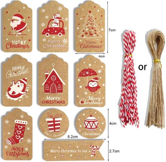 Gratis cadeau labels | Template | Tips | Kerst | Blog