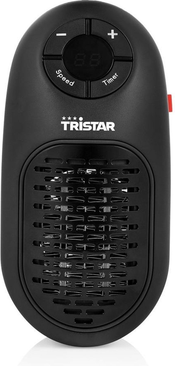 Borvat® | Verwarming Elektrisch | Tristar Plug Heater | 400W | Timer Functie | 2 Standen | Verstelbare temperatuur | Mini Kachel