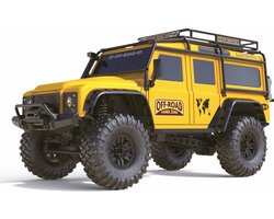 Amewi Dirt Climbing SUV Safari 1:10 Brushed RC auto Elektro Crawler 4WD RTR 2,4 GHz Incl. accu en lader, Met lichteffec