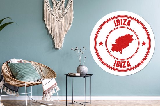 Une illustration d'un tampon d' Ibiza Wall cercle aluminium ⌀ 140 cm