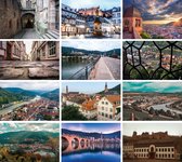 Luxe Ansichtkaarten Heidelberg | Ansichtkaarten zonder tekst | 10x15cm | 24kaarten | 2x12 kaarten