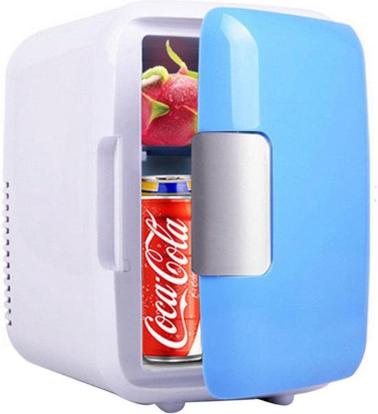Koelkast: Brandie® - Minikoelkast - 12V MiniFridge - Minikoelkast voor drankjes - Minikoelkast voor huidverzorging - Minikoelkast voor voedsel - afmeting 24*17.5*23cm - 4L Capaciteit - 20-25°C Koeltemperatuur - 1460g Gewicht - Geluidsarm, van het merk Brandie