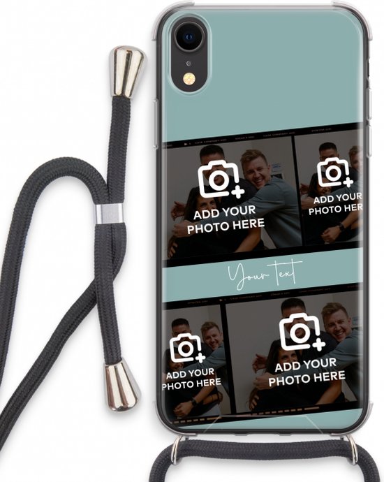 Personnalisé - Case Company® - Coque iPhone XR avec cordon - Rouleau de  film N°2 -... | bol.com
