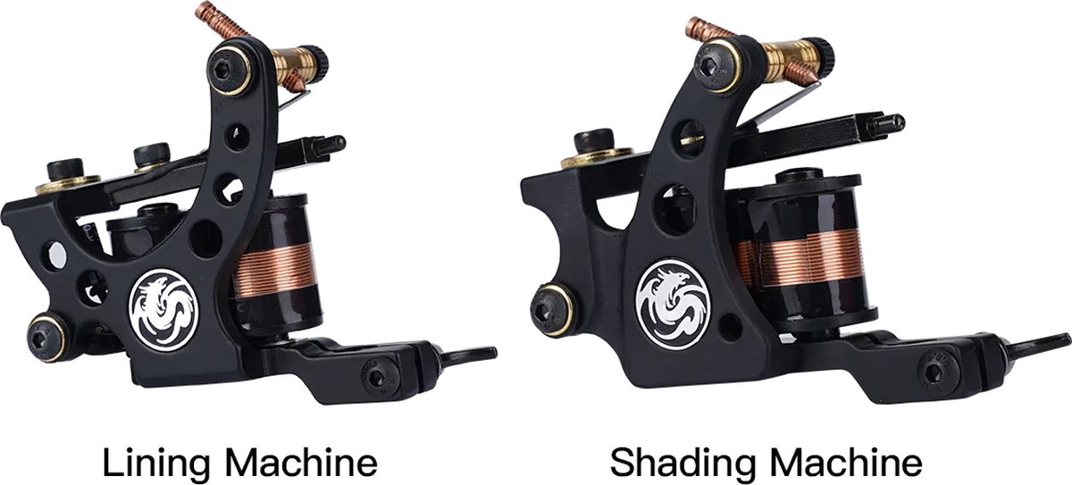 Dragonhawk Complete Tattoo Coil Starter kit Tattoo machine Voor