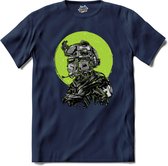 Tactical Operator | Airsoft - Paintball | leger sport kleding - T-Shirt - Unisex - Navy Blue - Maat 4XL