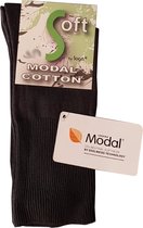 6-Pack Modal Comfort Grey Modal Katoen Sokken - Grijs - Unisex - Maat 36-42