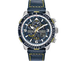 Citizen Promaster Skyhawk A-T JY8078-01L Horloge - Leer - Blauw - Ø 46 mm