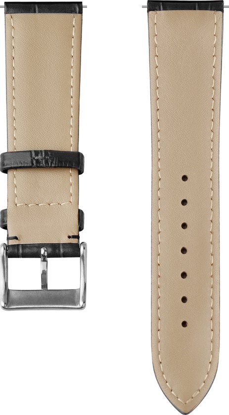 20mm Lederen Horlogeband Voor Tag Heuer - 22cm, Italiaans Kalfsleer, Vouwgesp, Zachte Pasvorm, Uniseks