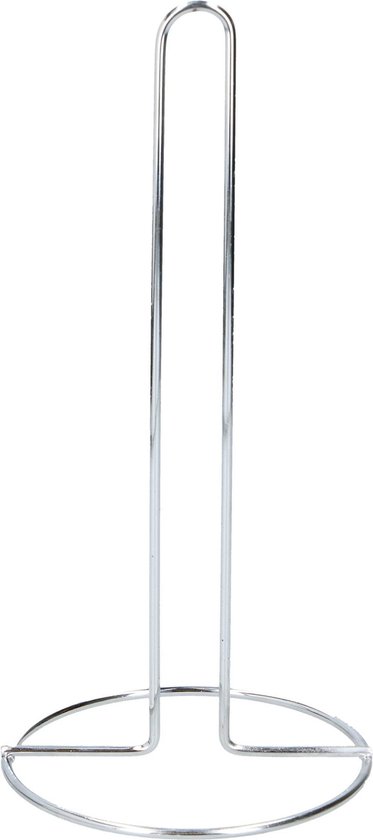 Porte-essuie-tout / essuie-tout en chrome 28 cm - Fournitures de cuisine / accessoires de cuisine - Porte-serviettes en papier - Porte-papier de cuisine