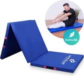 Extra dikke Yoga Mat (5cm dik en 180cm lang) - XXL Anti slip en Opvouwbare Yogamatten | Vitalic