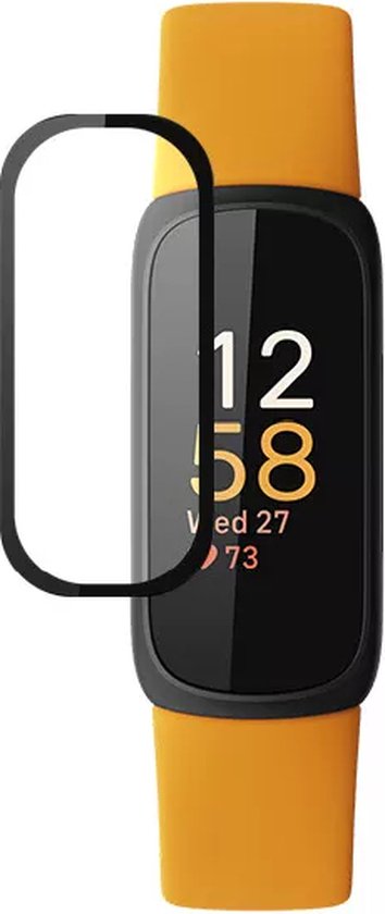 Strap-it Screen protector PMMA - Full cover protector geschikt voor Fitbit Inspire 3