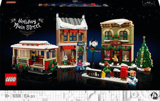 LEGO ICONS - 10308 - Kerst Dorpsstraat - Holiday Main Street