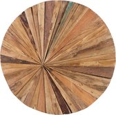 Beliani MORELIA - Wanddecoratie - Lichte houtkleur - Teakhout