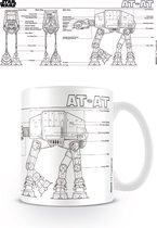 STAR WARS AT-AT Sketch Mug - 325 ml