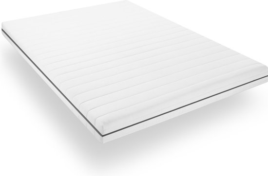 Matelas 140x190 cm - Mousse confort - Wit - Matelas - Ferme