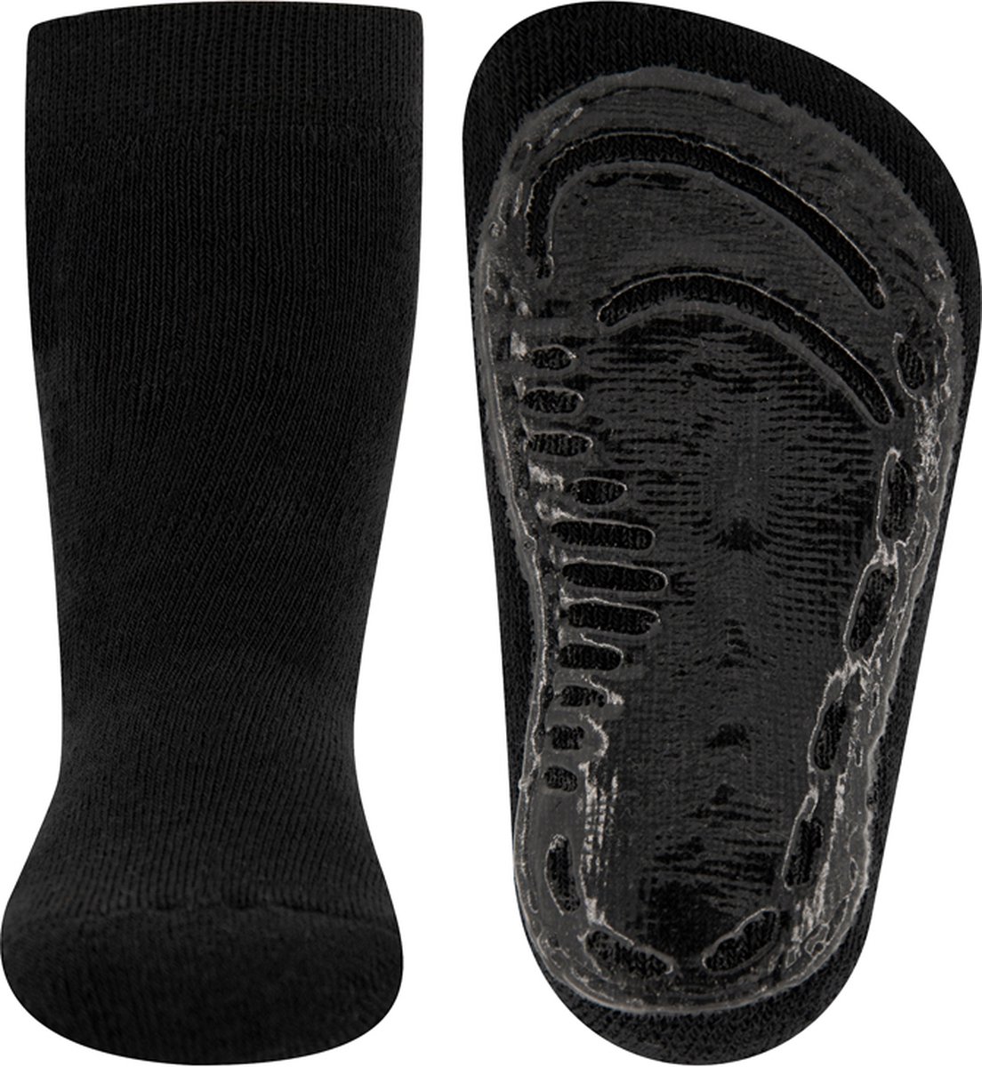 Ewers - soft step - Antislip sokken - effen zwart - maat 39/42 - Ewers