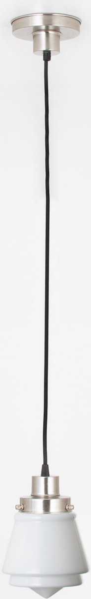 Hanglamp aan snoer Komeet 20's Matnikkel - Art Deco Trade