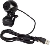 Webcam voor computer en laptop - Zwart - Kunststof - Webcam - Camera - Computer - Thuiswerk - Laptop