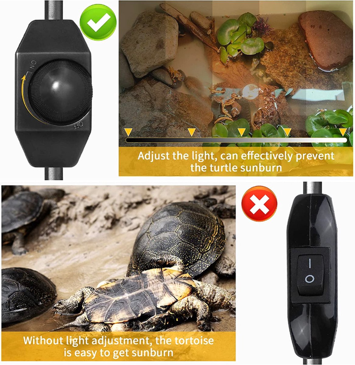 Warmtelamphouder Reptielen En Amfibieën Verstelbare Hoogte Verlichtingshouder Metalen Schildpad Warmtelamp Lichtbeugel
