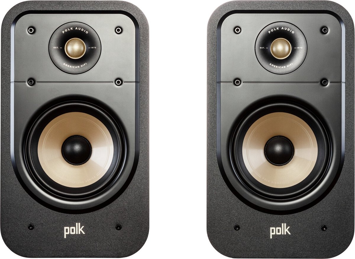 Polk SIGNATURE S20 ELITE Boekenplank speaker Zwart