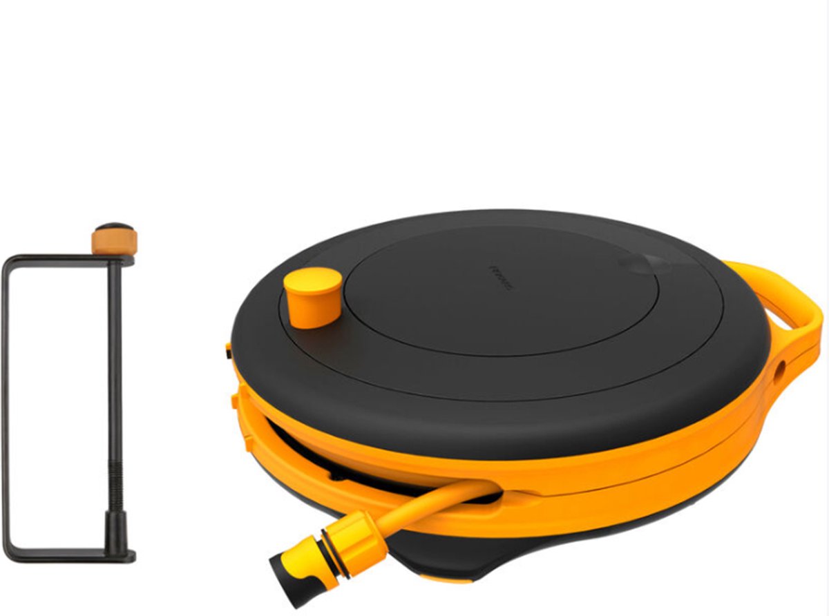 Fiskars Slanghaspel S + Wandbevestiging set - 15 Meter