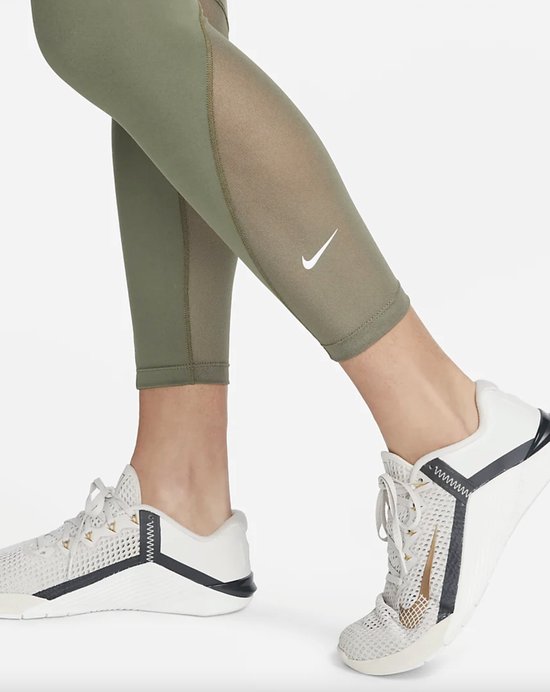 Nike One 7/8-legging met mesh vlakken voor dames blauw
