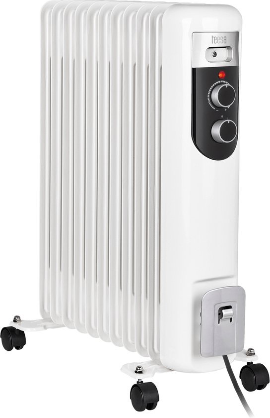 Teesa - Radiateur électrique à huile 2500 W (11 pales) Radiateur avec  thermostat - 3... | bol.com