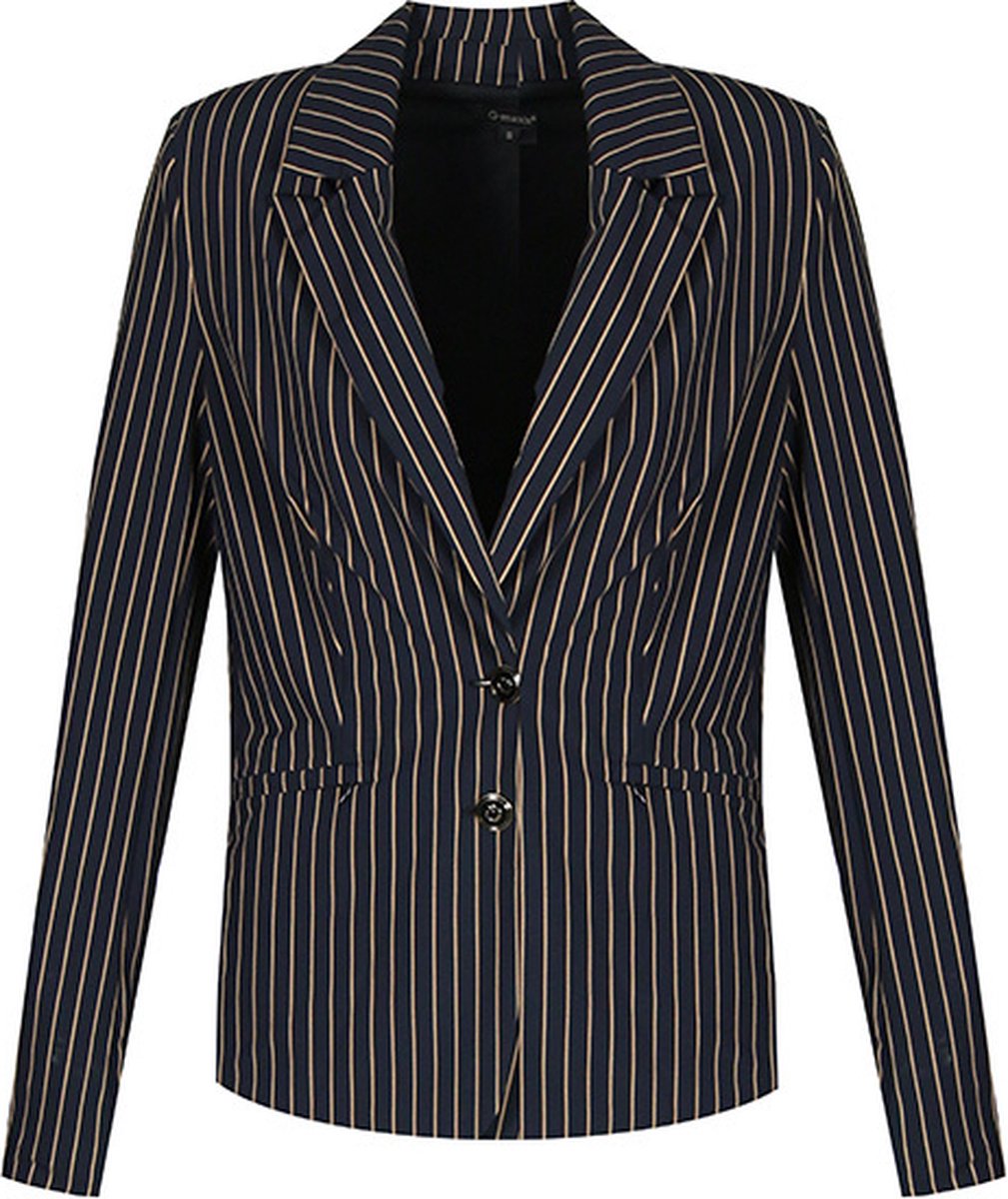 G-maxx blazer Maggie - zwart/latte