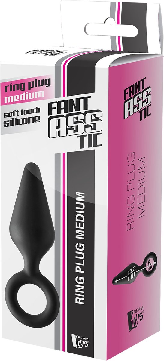 Goedkoopste Dream Toys - FantASStic Anaalplug met ring medium