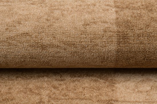 Tapiso Tapis en caoutchouc anti-dérapant en caoutchouc Tapis de sol Beige Taille de tapis - 80x1400