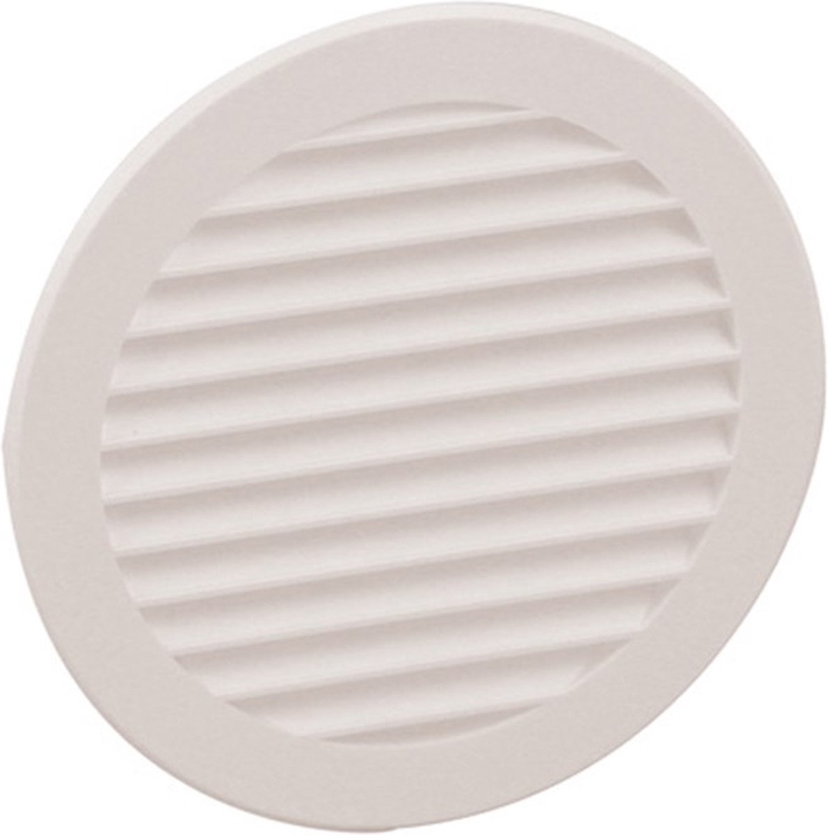 Nedco schoepenrooster 150mm - rond - kunststof - wit