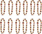 Couronnes hawaïennes tricolore belge ou allemande - lot de 12 pièces