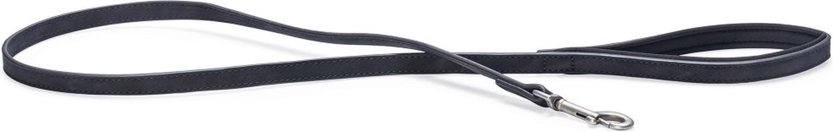 Beeztees Balacron Ax Hondenriem Kunstleer - Zwart - 100 cm x 15 mm