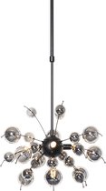 QAZQA explode - Design Hanglamp - 4 lichts - Ø 40 cm - Zwart - Woonkamer | Slaapkamer | Keuken